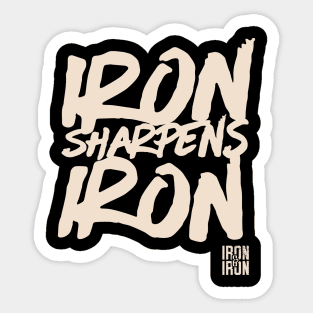 Iron Sharpens Iron Sticker